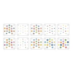 Drevené Pexeso Jablká Pastel