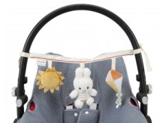 Reťaz na kočík zajačik Miffy Prúžky