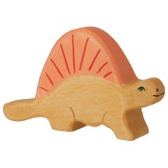 Drevená postavička Dimetrodon