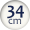 34 cm