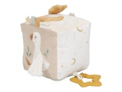 Kocka textilná s aktivitami Newborn Naturals