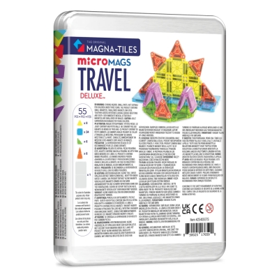 Magnetická stavebnica Travel Set Deluxe 55ks