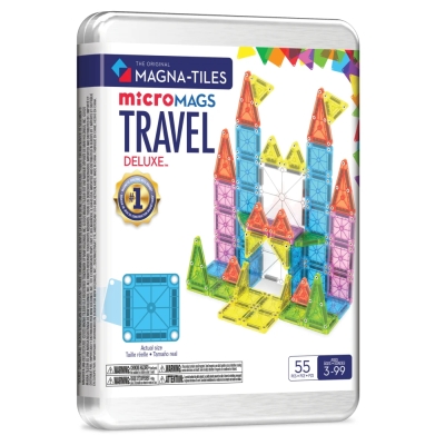 Magnetická stavebnica Travel Set Deluxe 55ks