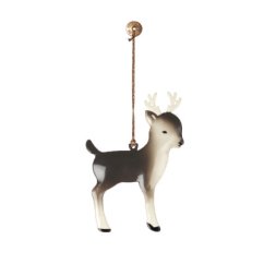 Kovová ozdoba Bambi Grey