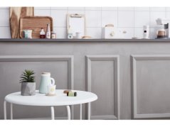 Kanvička drevená so šálkami Bistro