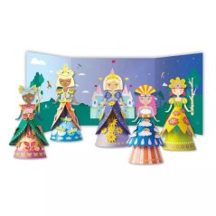 3D skladačka z papiera Princezny 8ks