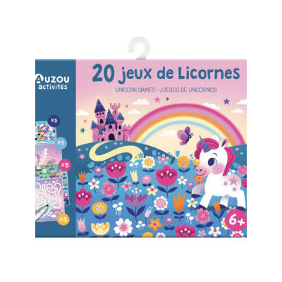 20 mini hier a aktivít s fixkou Jednorožce