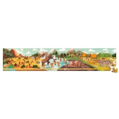 Panoramatické Prehistorické puzzle v kufríku