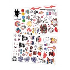Dočasné tetovanie v štýle MANGA & KAWAII