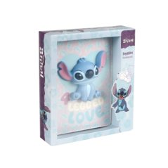 Zápisník s 3D postavičkou Stitch Pastel