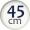 45 cm