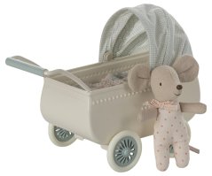 Kočík s baby myškou Mint