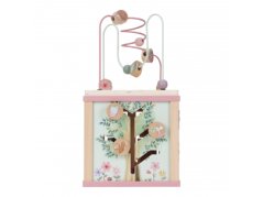 Kocka s aktivitami drevená Fairy Garden