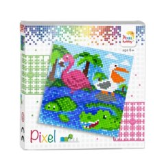 Vodné zvieratká 4set Pixel