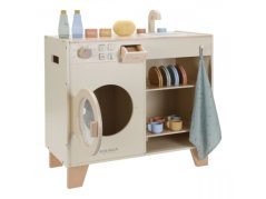 Práčka drevená