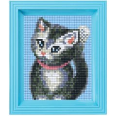 Mačiatko Pixel s rámom