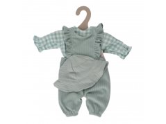 Oblečenie pre bábiku Baby Green Check