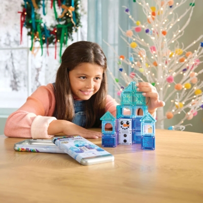Magnetická stavebnica microMAGS Winter Wonderland Travel Set 26ks