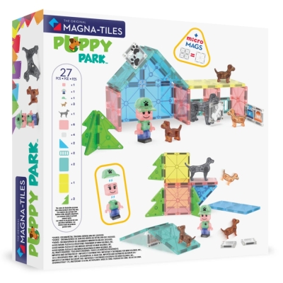 Magnetická stavebnica Puppy Park 27ks