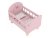 Postieľka pre bábiky drevená s perinkou Pink