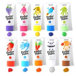 Prstové farby 60ml 10ks