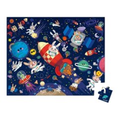 Puzzle v kufríku Raketa vo vesmíre