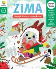 Hravé úlohy s nálepkami - ZIMA