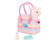 Lama v taške Sparkly Stripes Bag