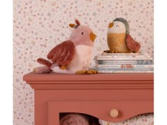 Plyšová hračka vtáčik Kvety a motýle